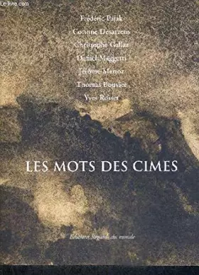 Couverture du produit · Les mots des cimes