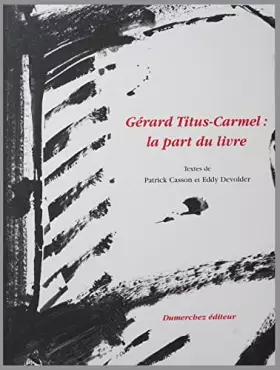 Couverture du produit · La Part du Livre