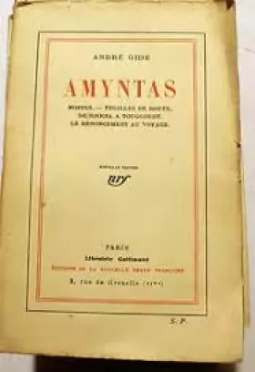 Couverture du produit · Broché - Amyntas