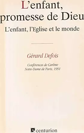 Couverture du produit · L'enfant, promesse de Dieu