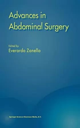 Couverture du produit · Advances in Abdominal Surgery