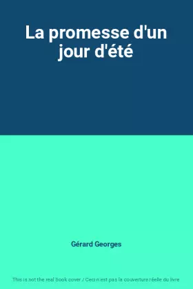 Couverture du produit · La promesse d'un jour d'été