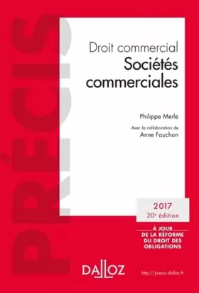 Couverture du produit · Droit commercial. Sociétés commerciales. Édition 2017 - 20e éd.: Édition 2017