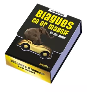 Couverture du produit · Calendrier 365 blagues en or massif - L'Année à Bloc
