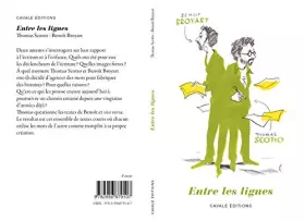 Couverture du produit · Entres les lignes