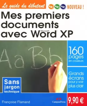 Couverture du produit · Mes premiers documents avec Word XP