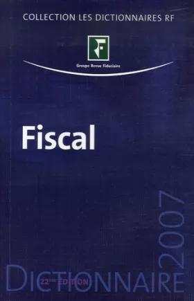 Couverture du produit · Dictionnaire fiscal 2007