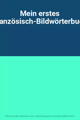 Couverture du produit · Mein erstes Französisch-Bildwörterbuch