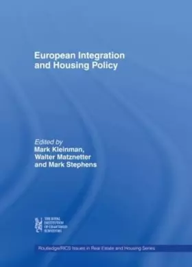 Couverture du produit · European Integration and Housing Policy