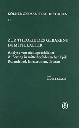 Couverture du produit · Zur Theorie des Gebarens im Mittelalter