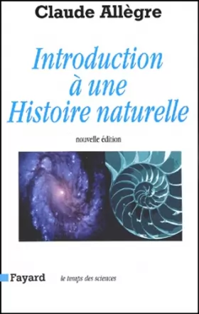 Couverture du produit · Introduction à une histoire naturelle. Edition 2001