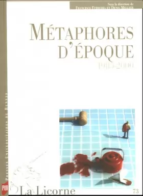 Couverture du produit · METHAPHORES D EPOQUE 1985-2000