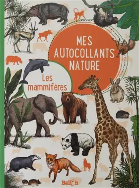 Couverture du produit · Mes autocollants nature : les mammifères