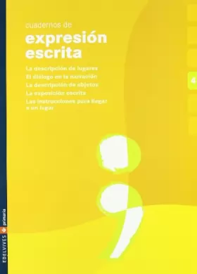 Couverture du produit · Cuaderno 4 de expresión escrita (Lengua Primaria)
