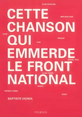 Couverture du produit · Cette chanson qui emmerde le Front national