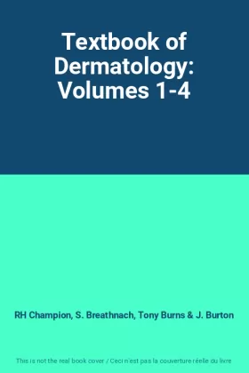 Couverture du produit · Textbook of Dermatology: Volumes 1-4