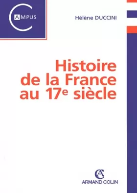 Couverture du produit · Histoire de la France au 17ème siècle