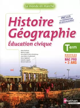 Couverture du produit · Histoire-Géographie-Éducation civique Tle Bac Pro