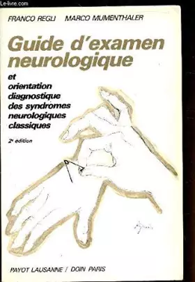 Couverture du produit · Guide d'examen neurologique