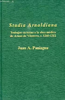 Couverture du produit · Studia arnaldiana