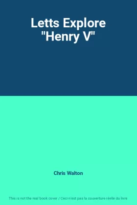 Couverture du produit · Letts Explore "Henry V"