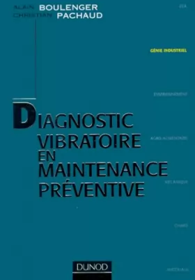 Couverture du produit · Diagnostic vibratoire en maintenance préventive