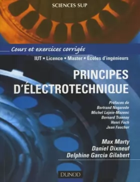 Couverture du produit · Principes d'électrotechnique - Cours et exercices corrigés