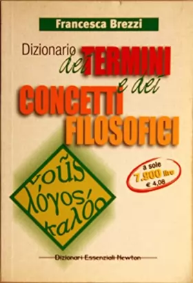 Couverture du produit · Dizionario dei termini e concetti filosofici