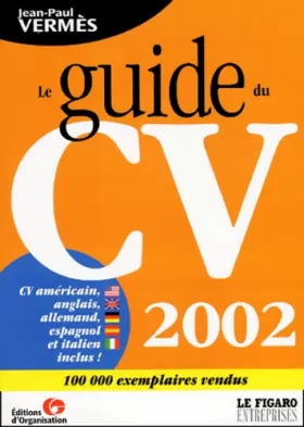 Couverture du produit · Le guide du CV 2002