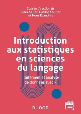 Couverture du produit · Introduction aux statistiques en sciences du langage: Traitement et analyse de données avec R