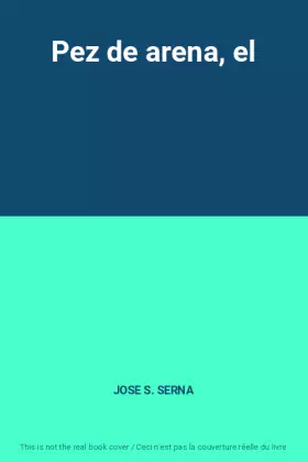 Couverture du produit · Pez de arena, el