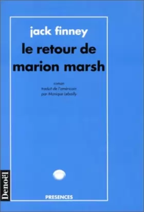 Couverture du produit · Le retour de Marion Marsh