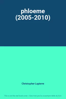 Couverture du produit · phloeme (2005-2010)