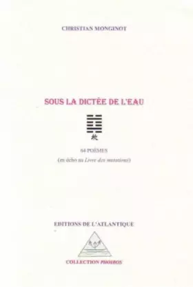 Couverture du produit · sous la dictée de l'eau