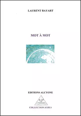 Couverture du produit · Mot à mot (poèmes)