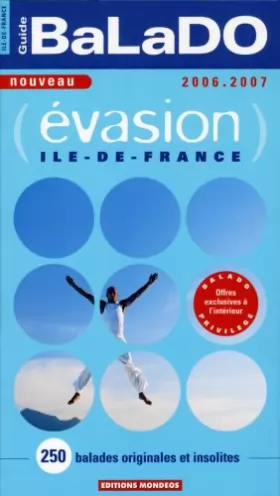 Couverture du produit · Guide Balado Evasion Ile-de-France 2006-2007