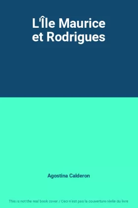 Couverture du produit · L'Île Maurice et Rodrigues