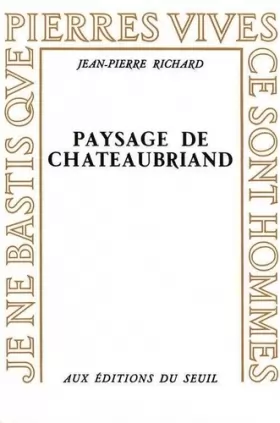 Couverture du produit · Paysage de Chateaubriand