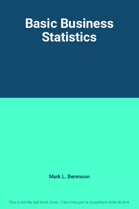 Couverture du produit · Basic Business Statistics