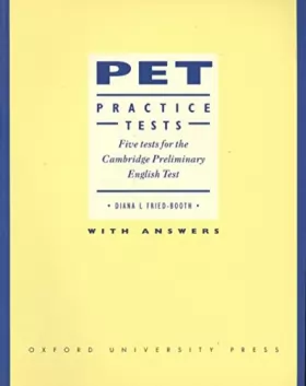 Couverture du produit · PET Practice Tests: Student's Book (With Key)