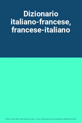 Couverture du produit · Dizionario italiano-francese, francese-italiano