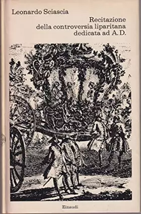 Couverture du produit · Recitazione della controversia liparitana dedicata ad A.D.