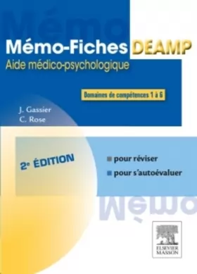 Couverture du produit · Mémo-fiches DEAMP: Aide médico-psychologique