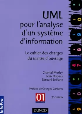 Couverture du produit · UML pour l'analyse d'un système d'information : Le cahier des charges du maître d'ouvrage