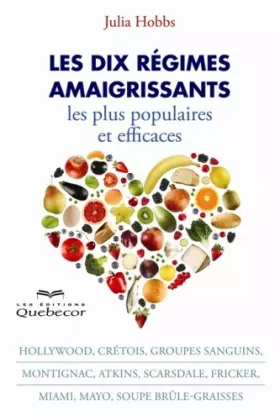 Couverture du produit · Les dix régimes amaigrissants les plus populaires et efficaces