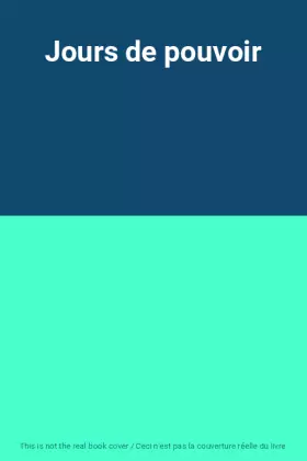 Couverture du produit · Jours de pouvoir