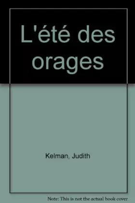 Couverture du produit · L'Eté des orages