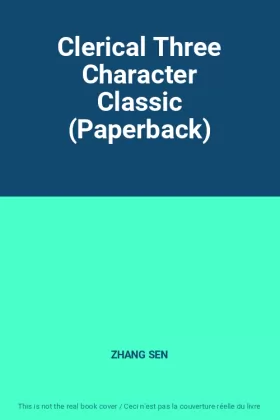 Couverture du produit · Clerical Three Character Classic (Paperback)