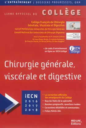 Couverture du produit · Chirurgie générale, viscérale et digestive