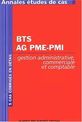 Couverture du produit · BTS AG PME-PMI Gestion administrative, commerciale et comptable
